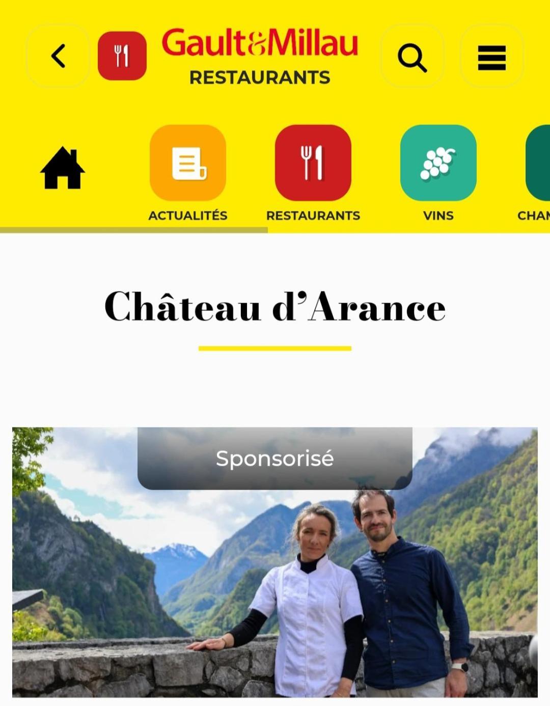 Chateau D'Arance Hotel Restaurant Espace Bien-Etre Cette-Eygun Exterior photo